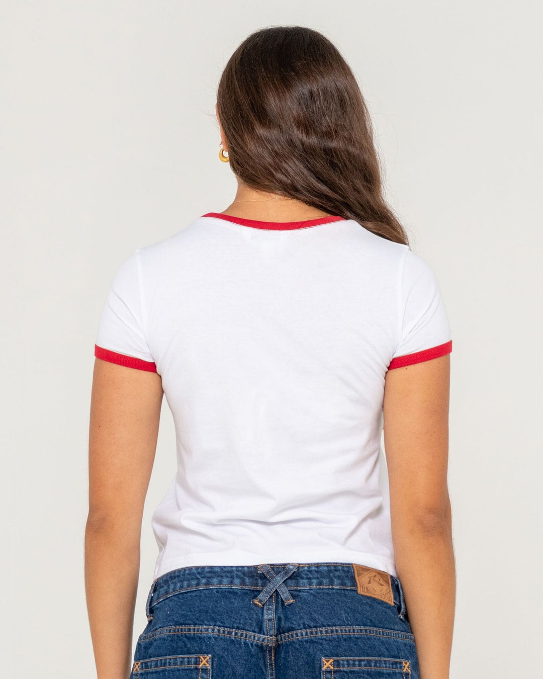 Rusty Bonnes Vacances Ringer T-Shirt 