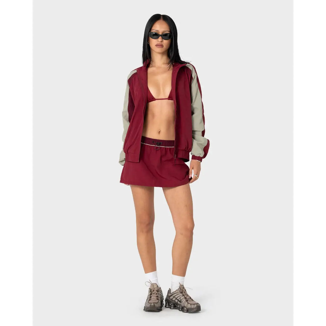 Rusty Breezy Wind Cheater Zip Through Jacket