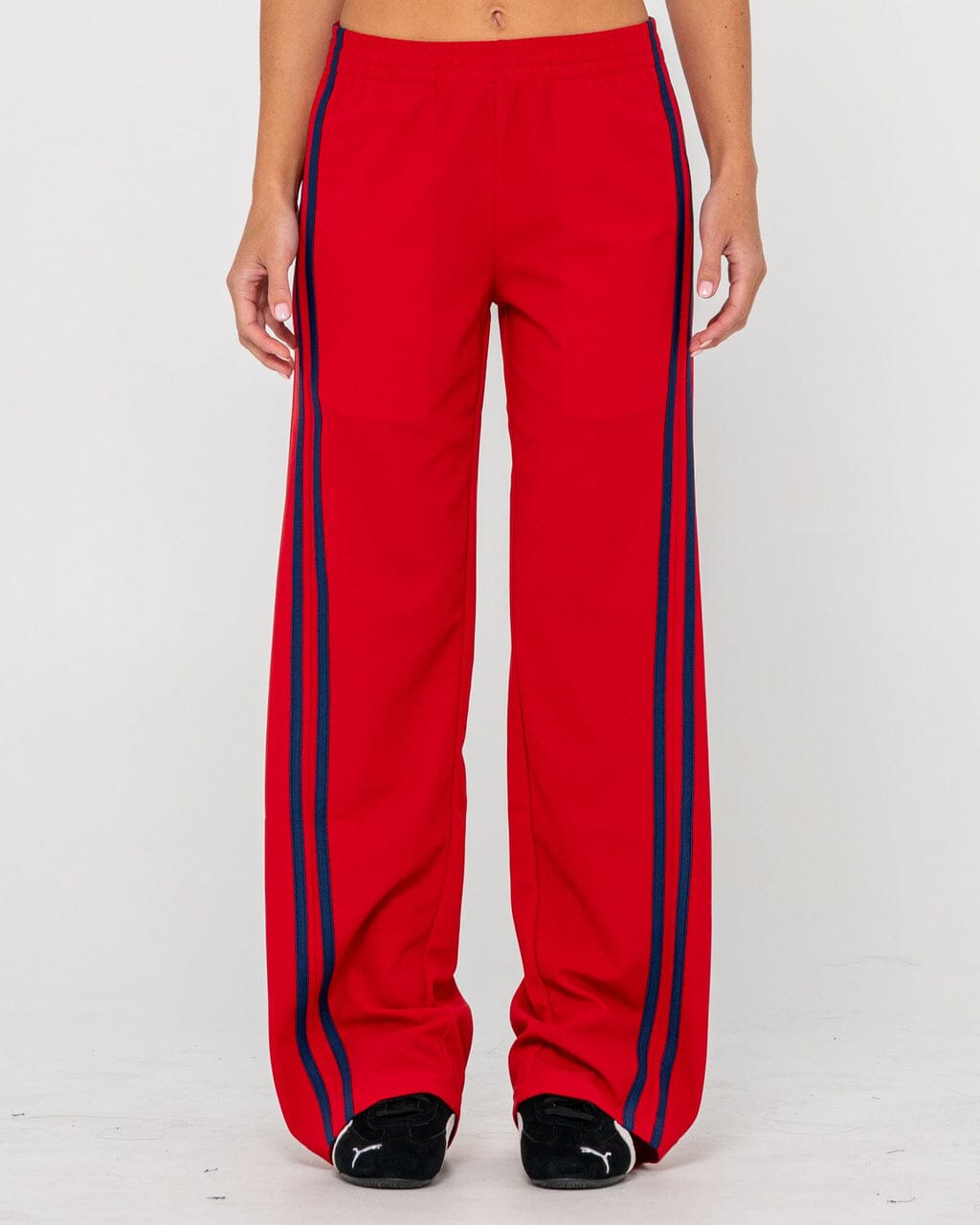 Rusty Bronson Side Stripe Low Rise Trackpants 