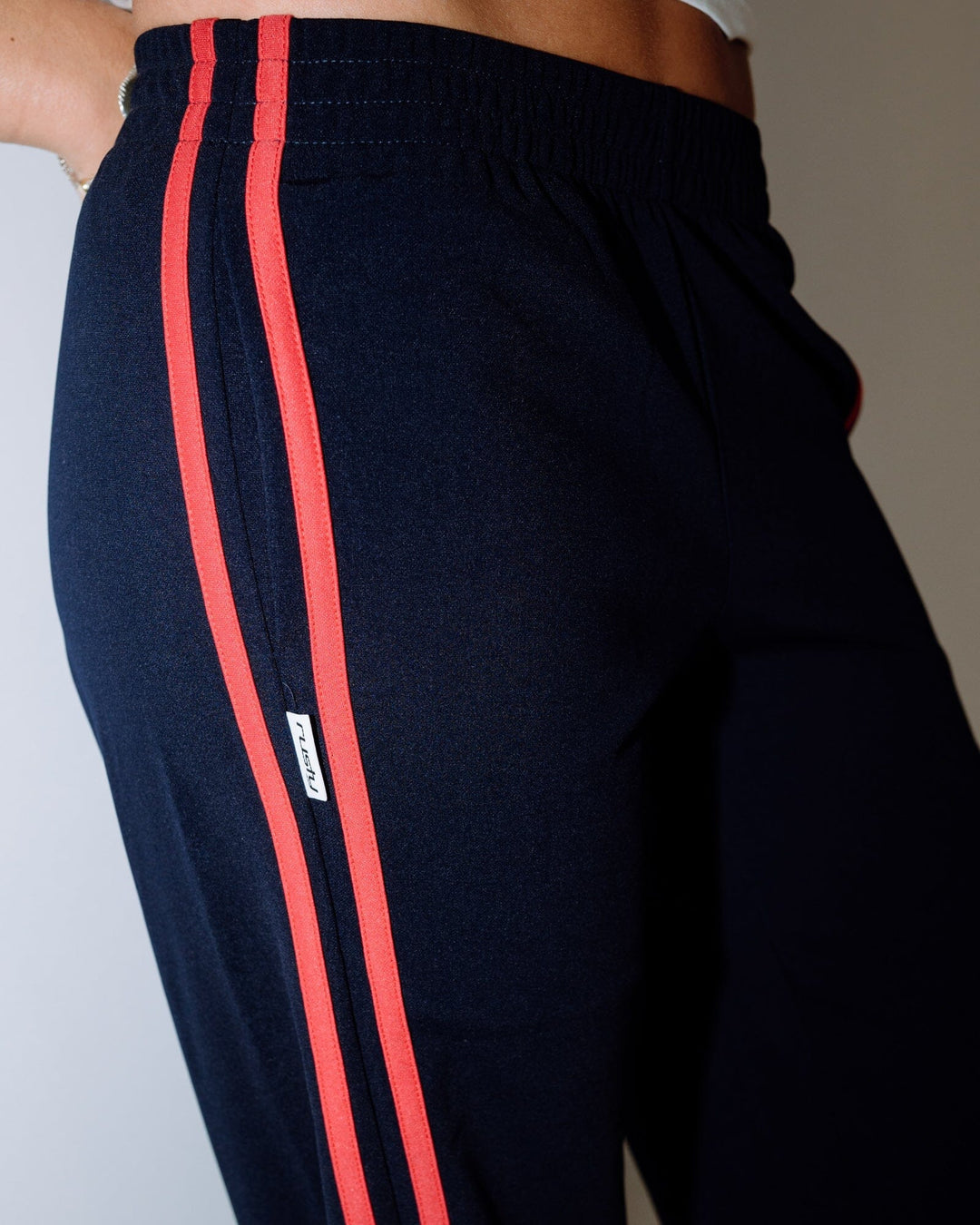 Rusty Bronson Side Stripe Low Rise Trackpants 