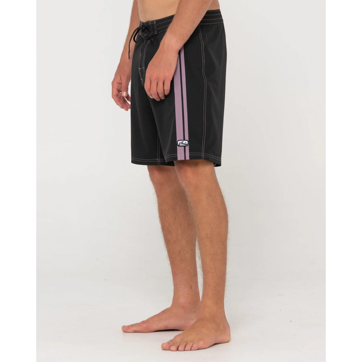 Rusty Burnt Rubber Fitted Boardshort 