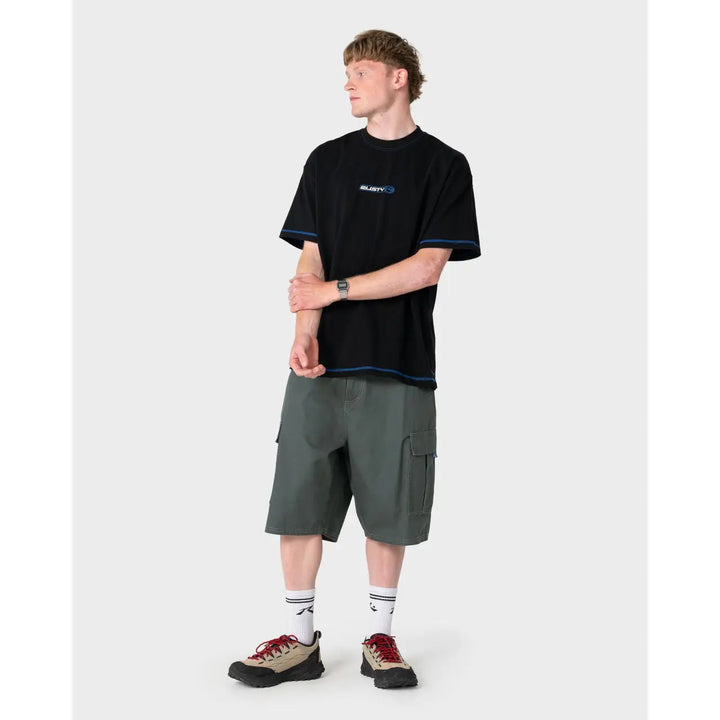 Rusty Bushranger Baggy Cargo Shorts - Steel / 30