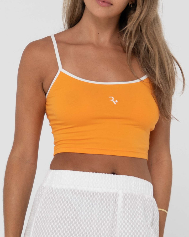 Rusty Charlie Retro Contrast Tank Top 