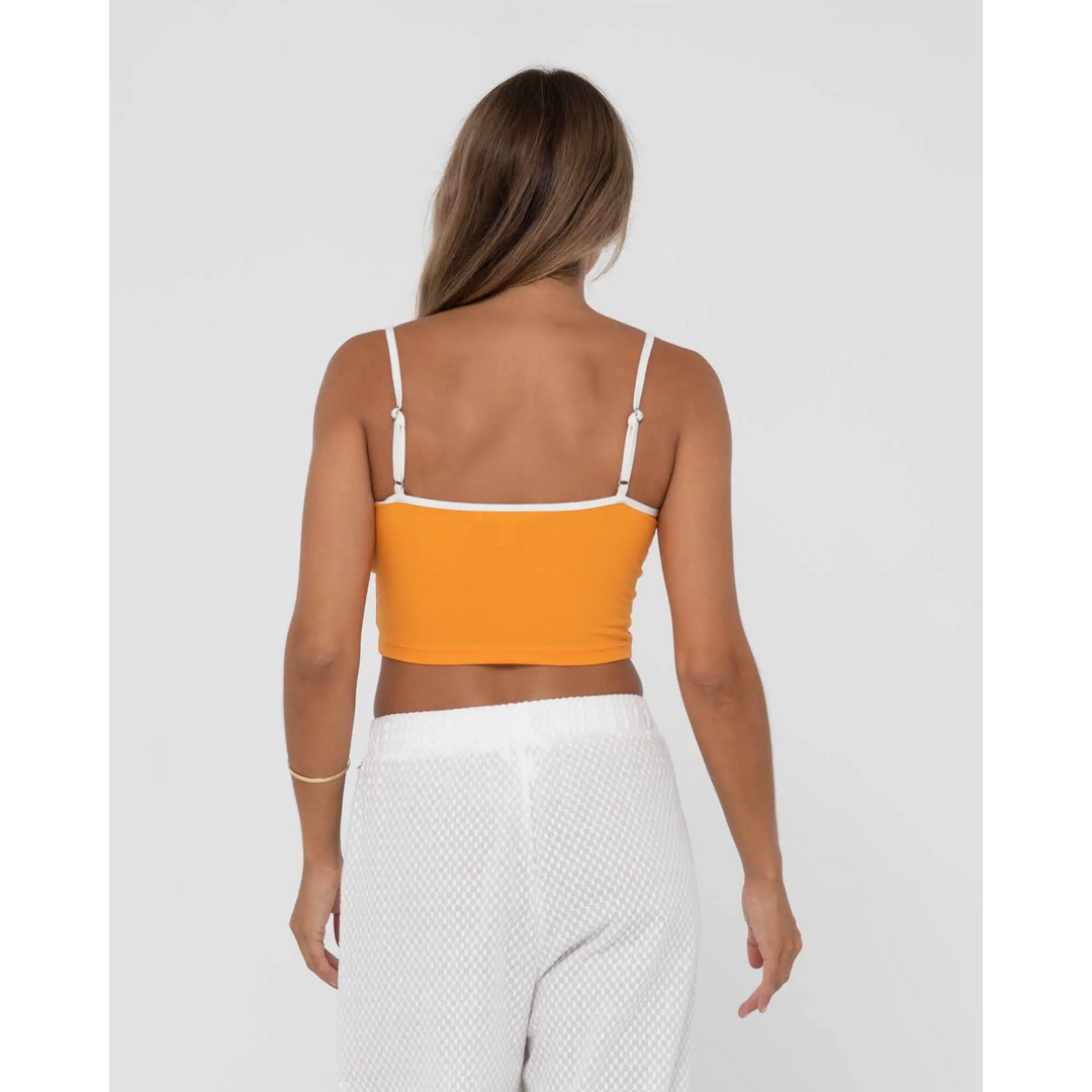 Rusty Charlie Retro Contrast Tank Top 