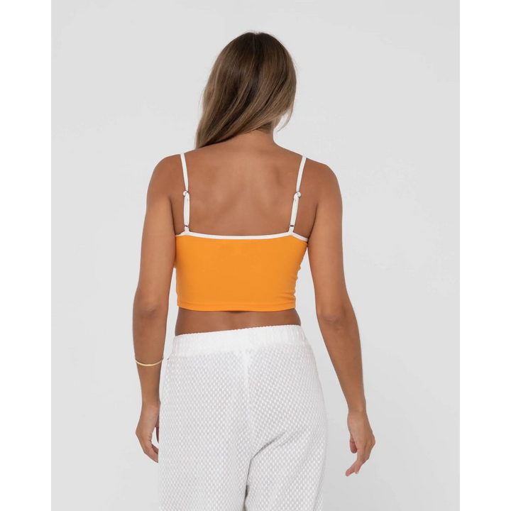 Rusty Charlie Retro Contrast Tank Top 
