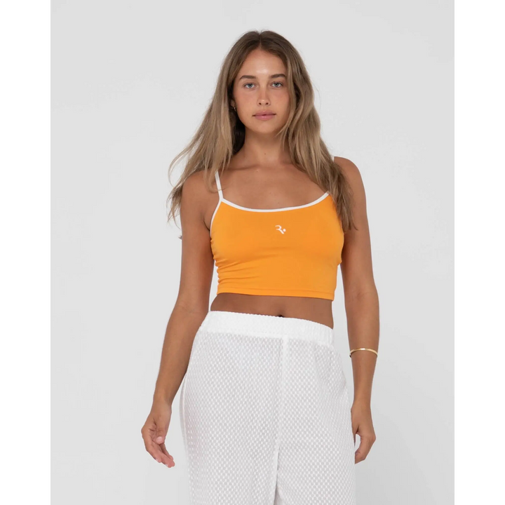 Rusty Charlie Retro Contrast Tank Top 