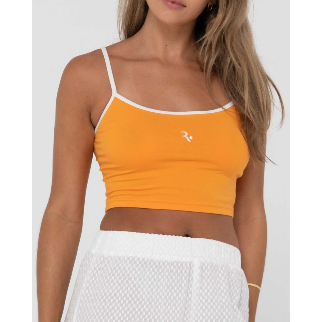 Rusty Charlie Retro Contrast Tank Top 