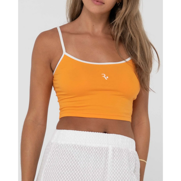 Rusty Charlie Retro Contrast Tank Top 