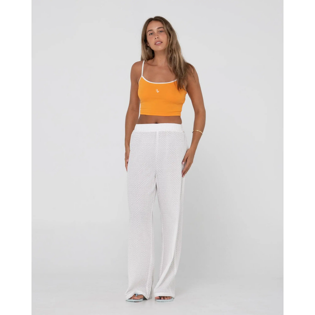Rusty Charlie Retro Contrast Tank Top 