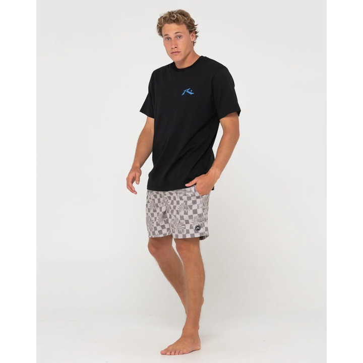 Rusty Check M8 Elastic Boardshorts 