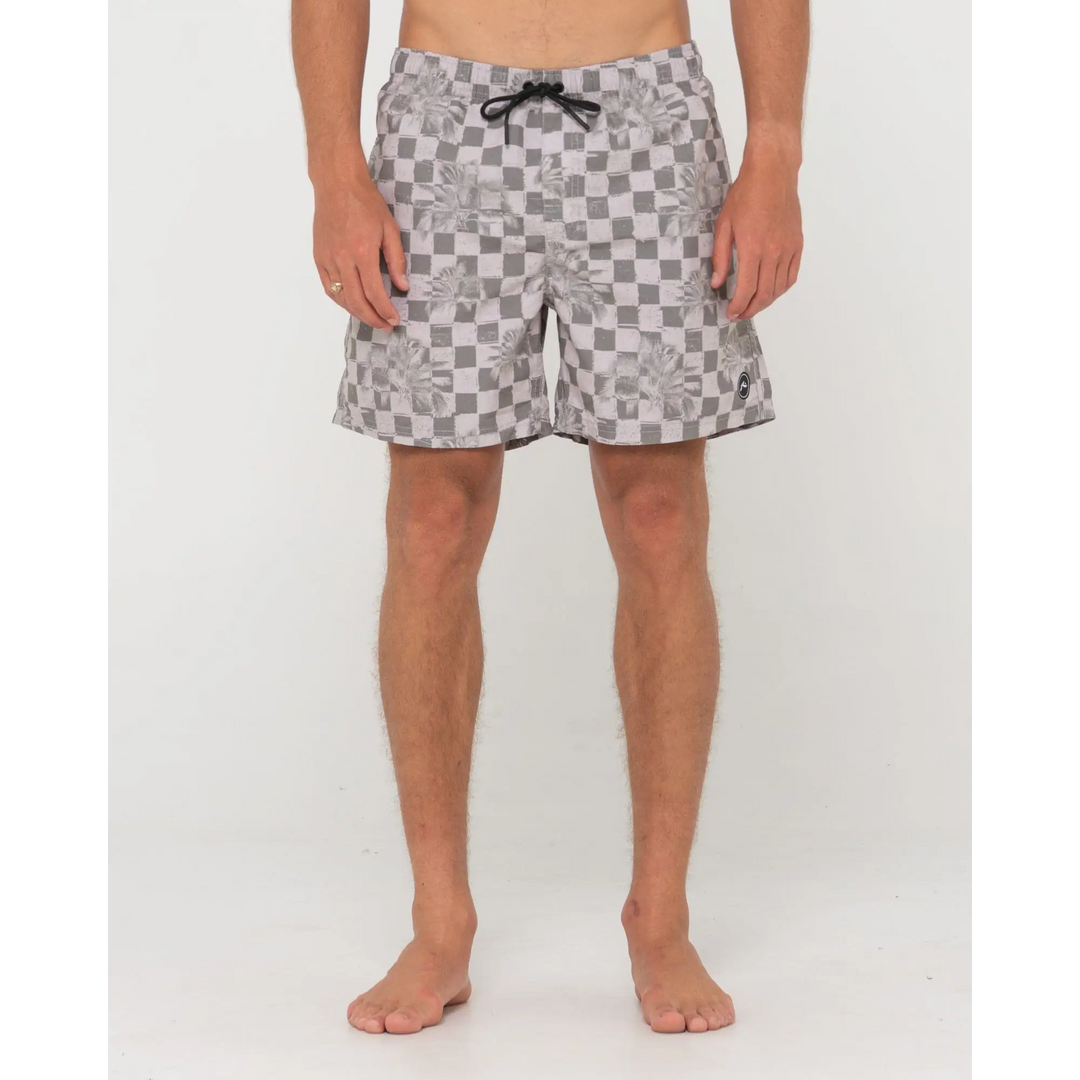 Rusty Check M8 Elastic Youth Boardshorts 
