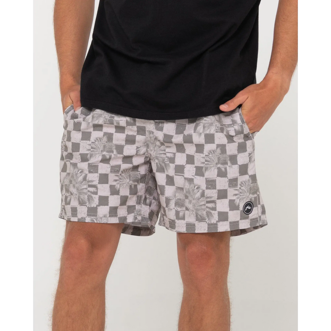 Rusty Check M8 Elastic Youth Boardshorts 