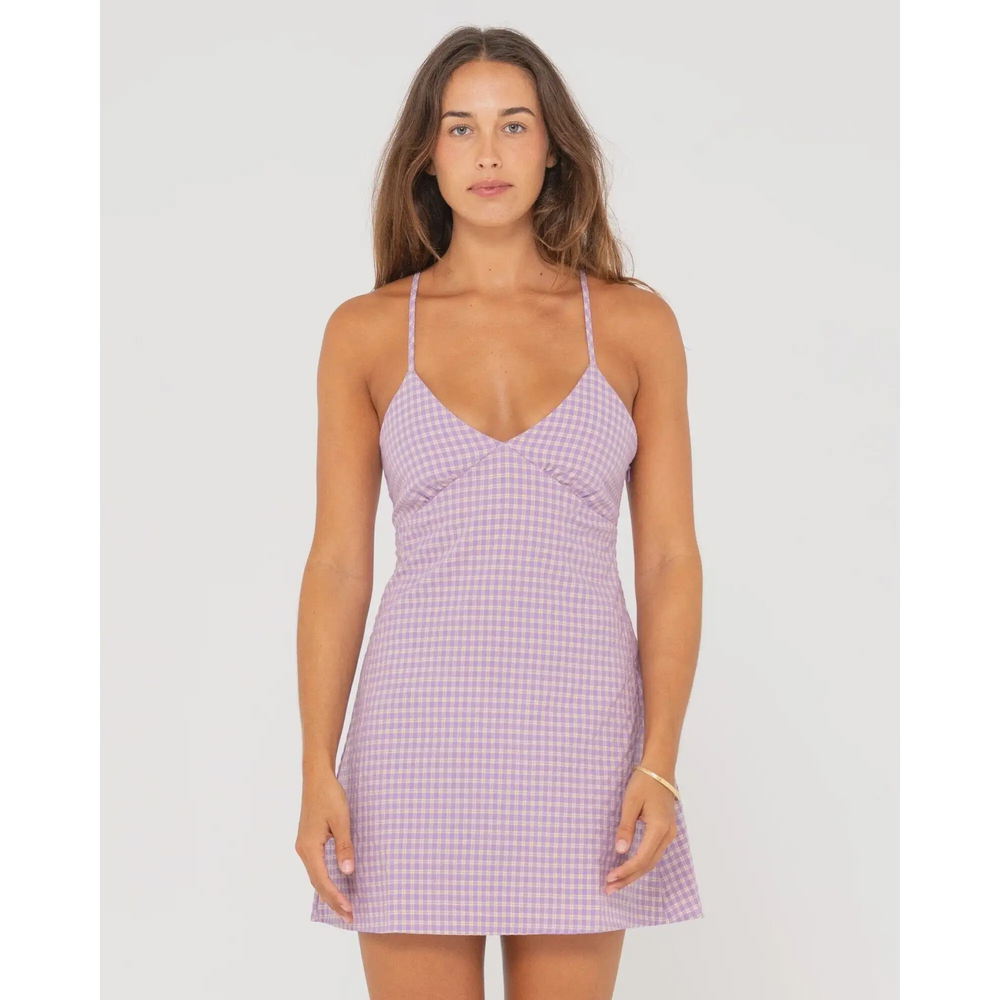 Rusty Checked Out Mini Dress 