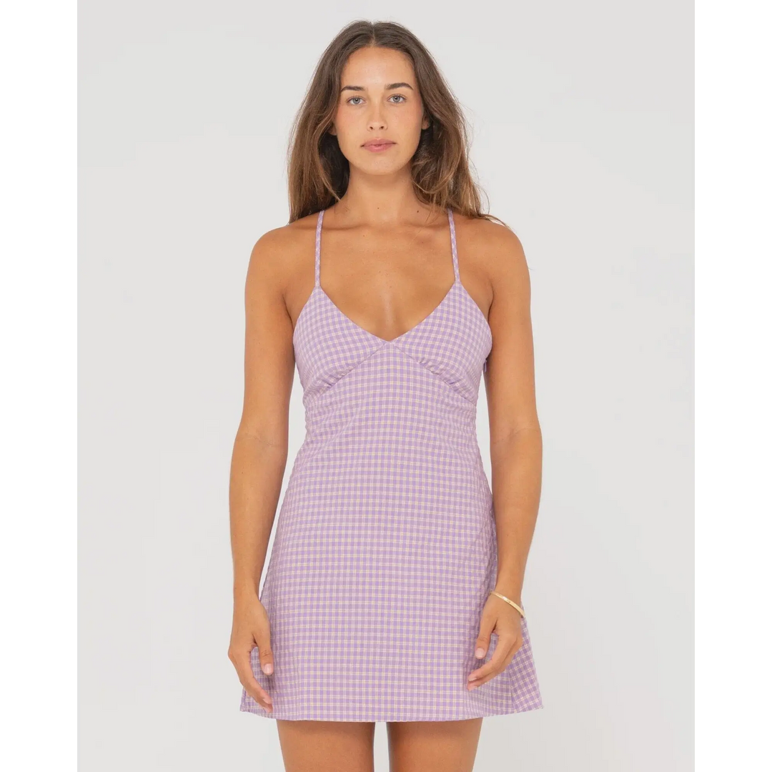 Rusty Checked Out Mini Dress 