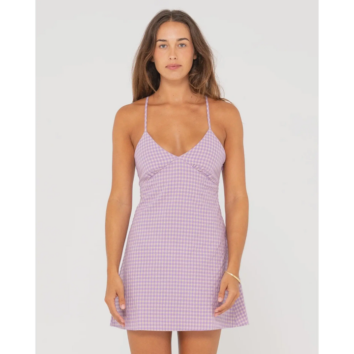 Rusty Checked Out Mini Dress 