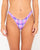 Rusty Checked Out Twist Bandeau Midi Bikini 