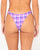 Rusty Checked Out Twist Bandeau Midi Bikini 