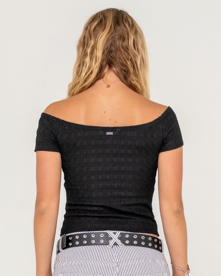 Rusty Ciao Bella Off Shoulder Top 