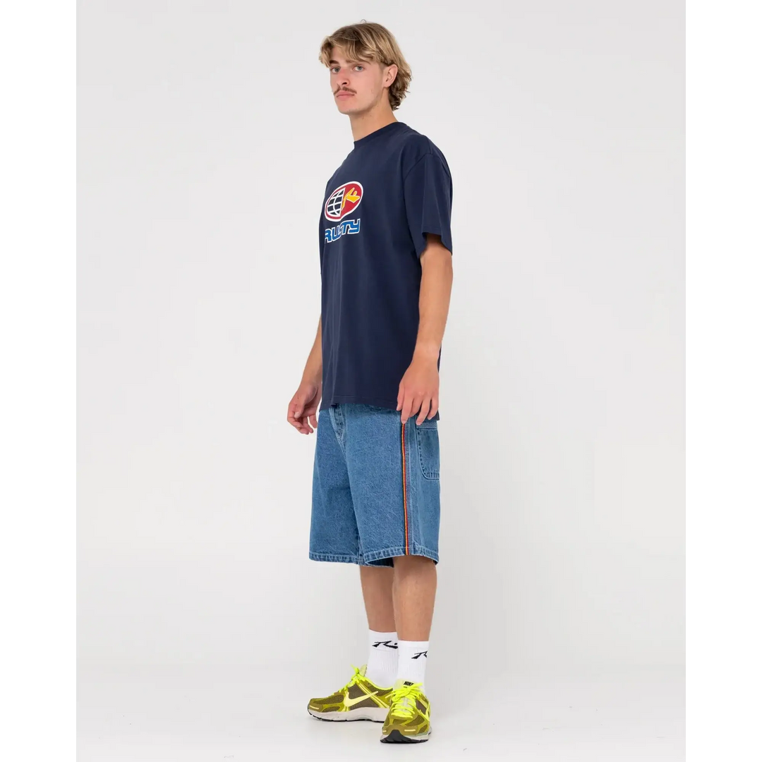 Rusty Coach Carter Relaxed Fit Heavy Graphic T-Shirt 