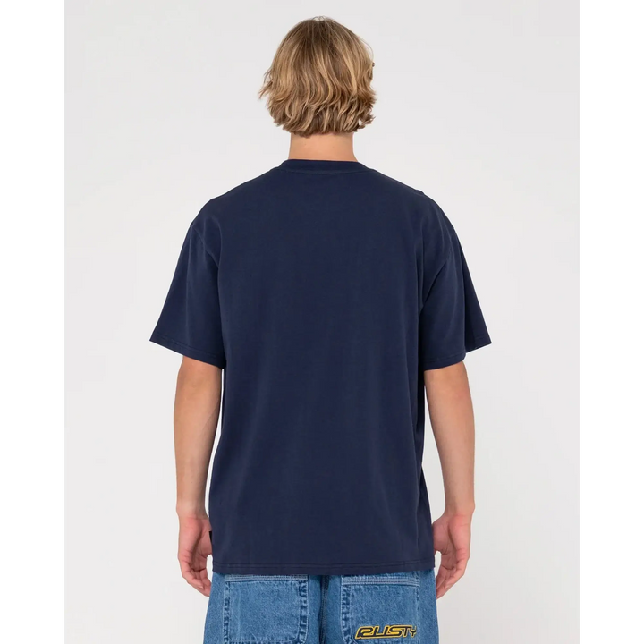 Rusty Coach Carter Relaxed Fit Heavy Graphic T-Shirt 