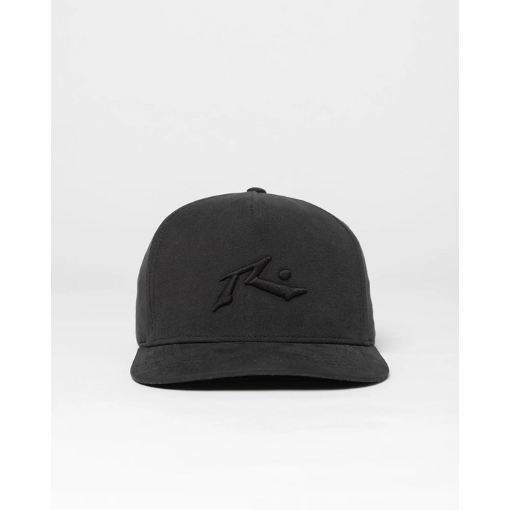 Rusty Comp Wash Adjustable Cap Worn Black 
