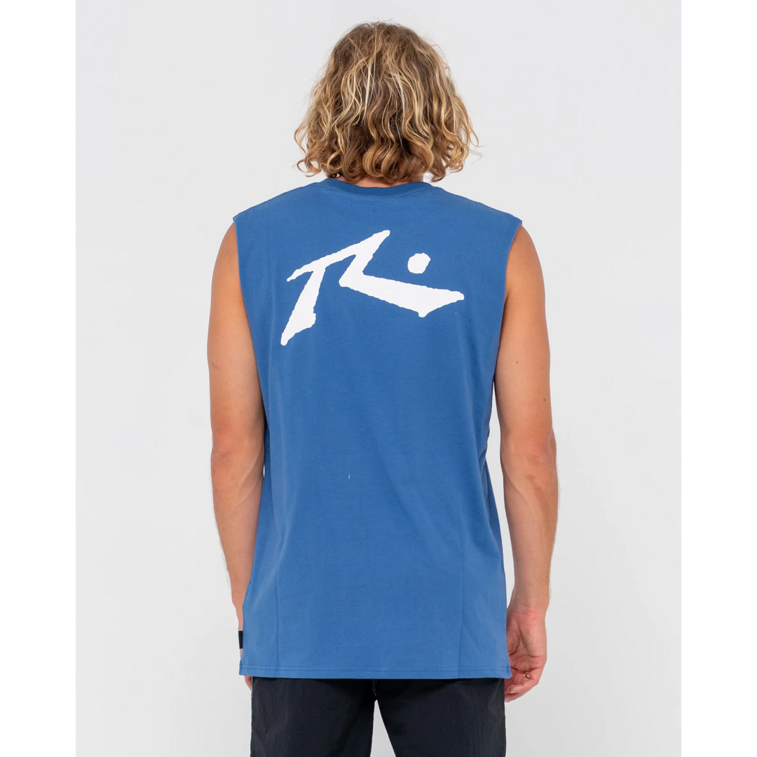 Rusty Competition Graphic Muscle Tank Coal S 