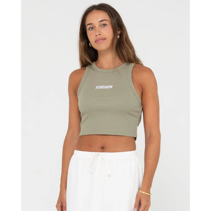 Rusty Contrast Racer Tank 