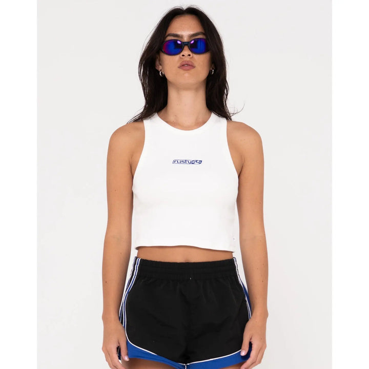 Rusty Contrast Racer Tank 