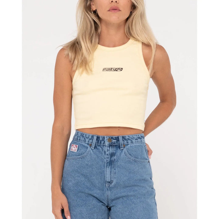 Rusty Contrast Racer Tank 