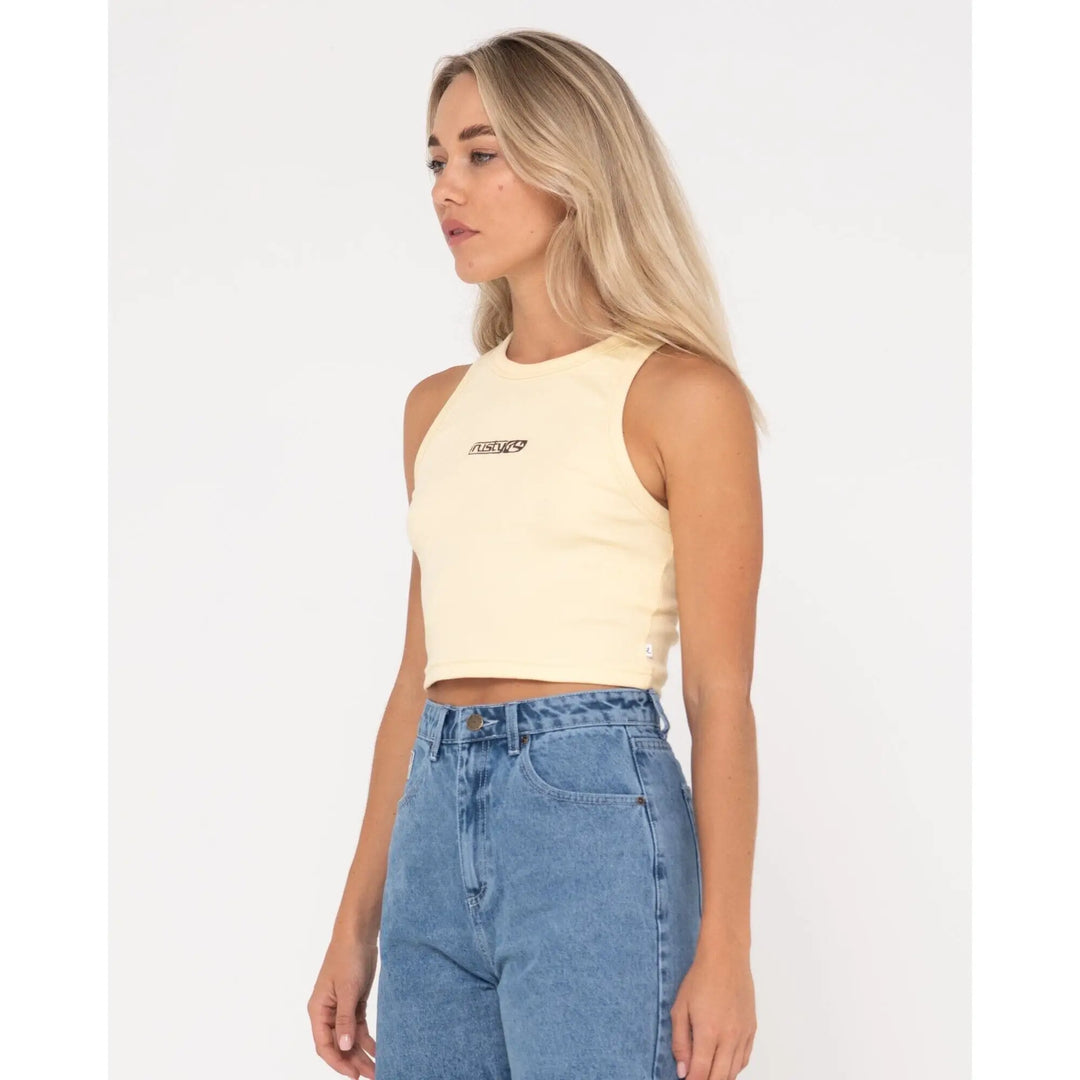 Rusty Contrast Racer Tank 