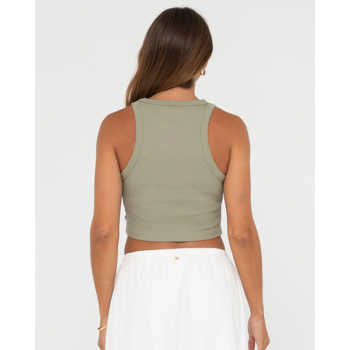 Rusty Contrast Racer Tank 