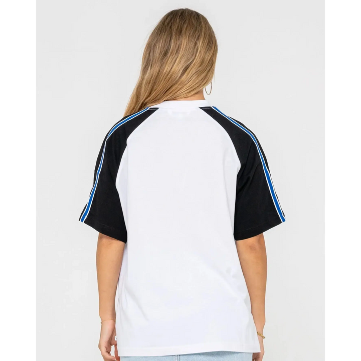 Rusty Crank Panelled Oversize T-Shirt 