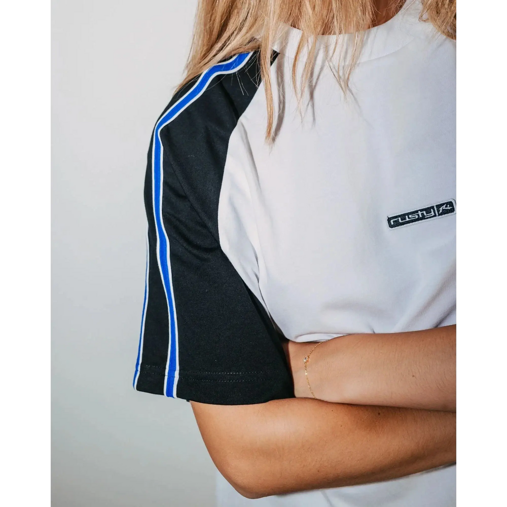 Rusty Crank Panelled Oversize T-Shirt 