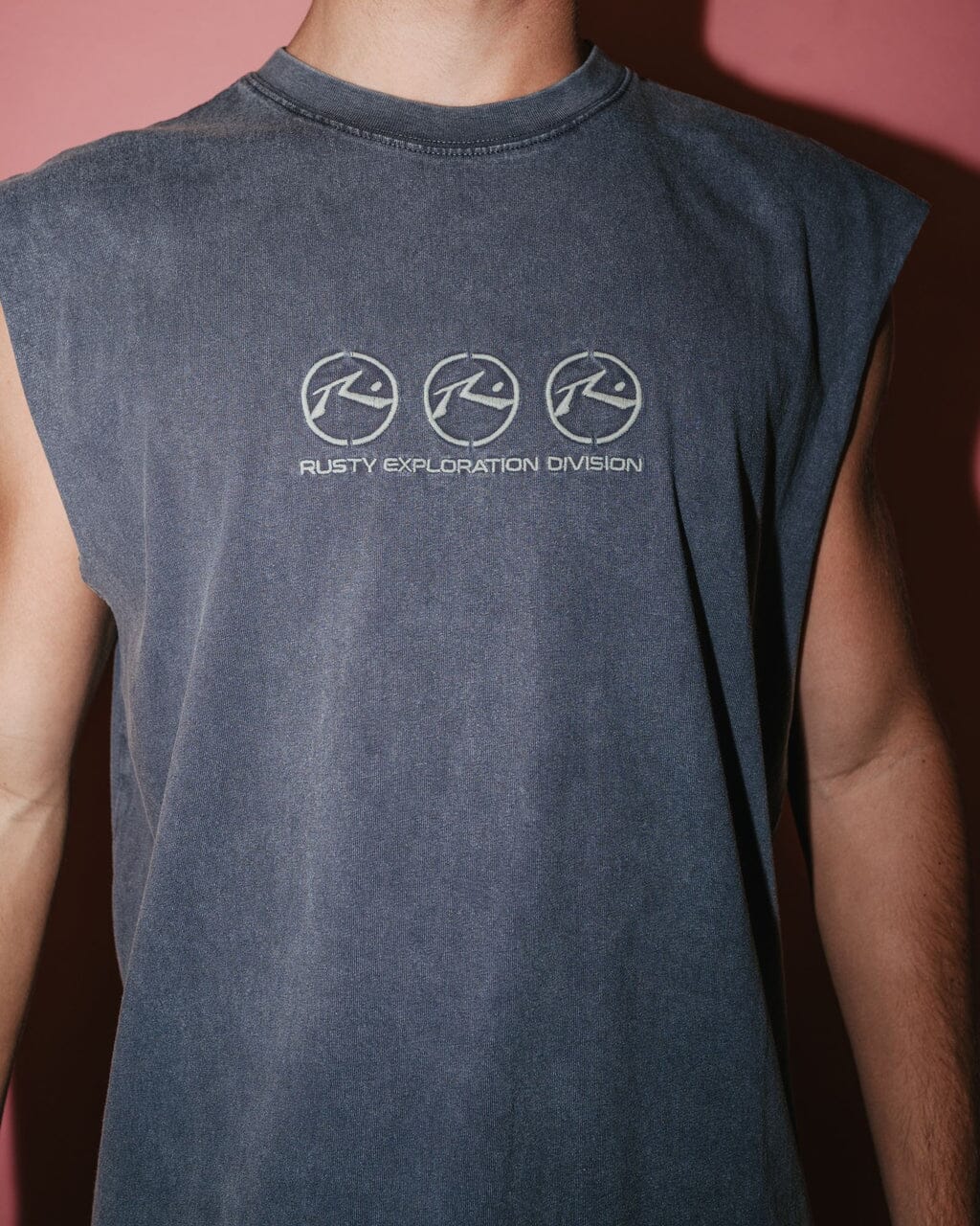 Rusty Crusoe Heavy Boxy Muscle Tank 