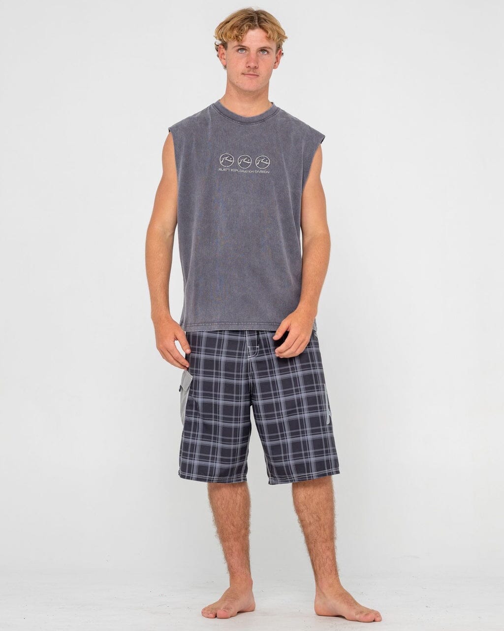 Rusty Crusoe Heavy Boxy Muscle Tank 