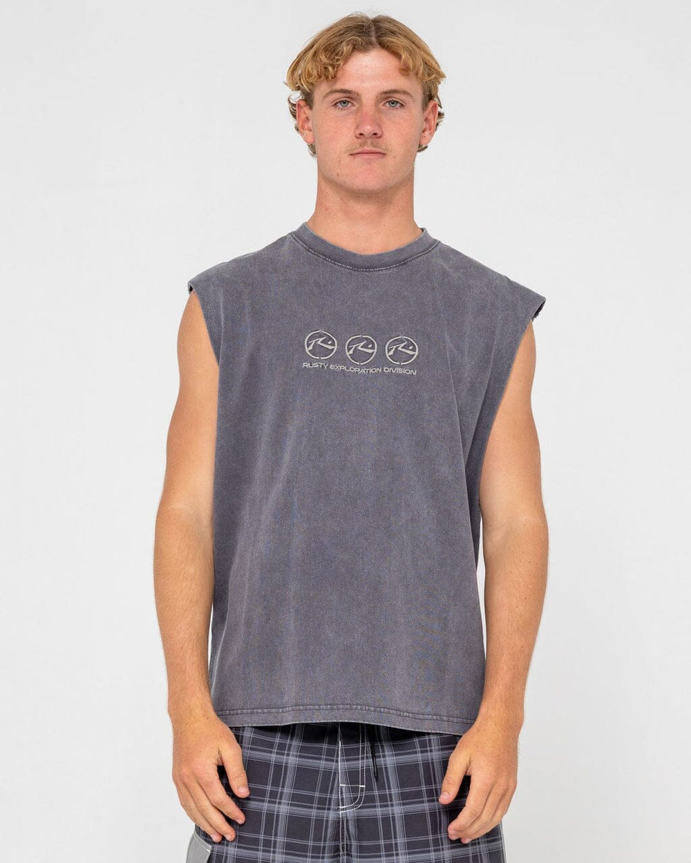 Rusty Crusoe Heavy Boxy Muscle Tank 