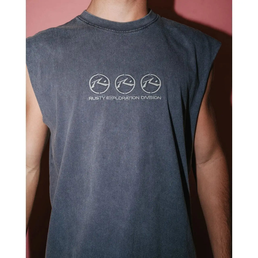 Rusty Crusoe Heavy Boxy Muscle Tank 