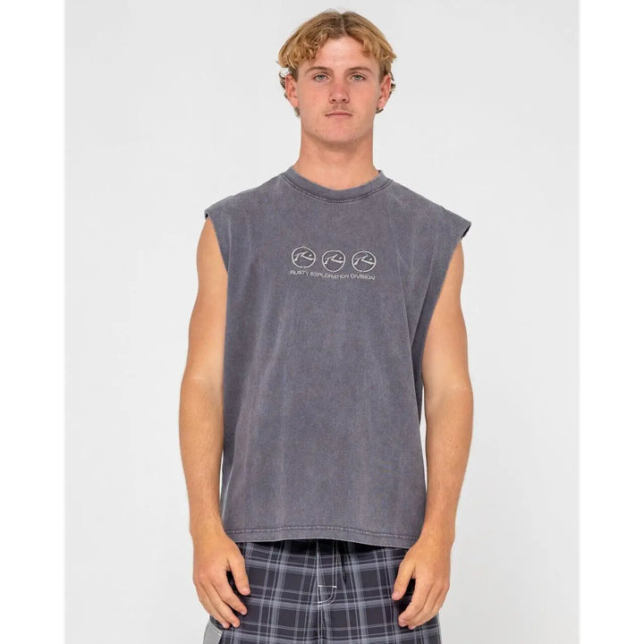 Rusty Crusoe Heavy Boxy Muscle Tank 