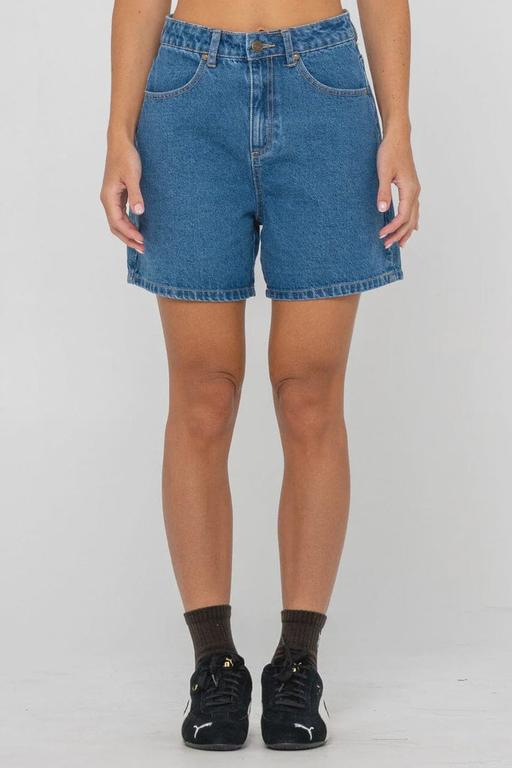Rusty Cyprus High Denim Shorts 