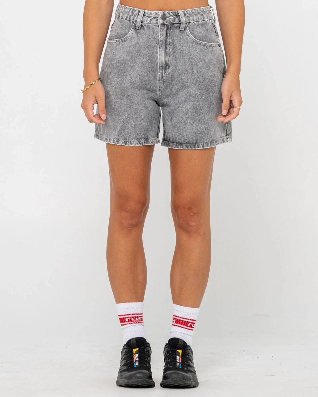 Rusty Cyprus High Denim Shorts 