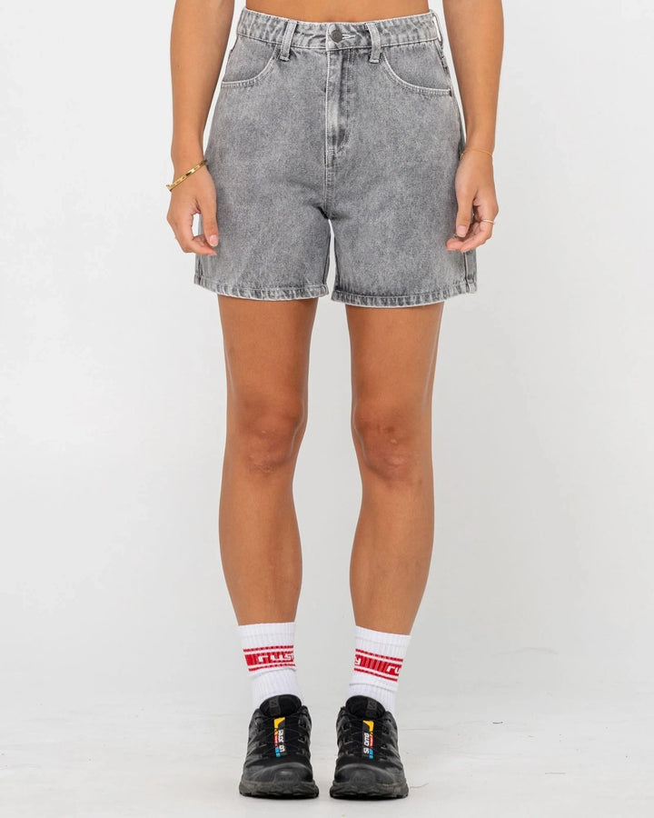 Rusty Cyprus High Denim Shorts 