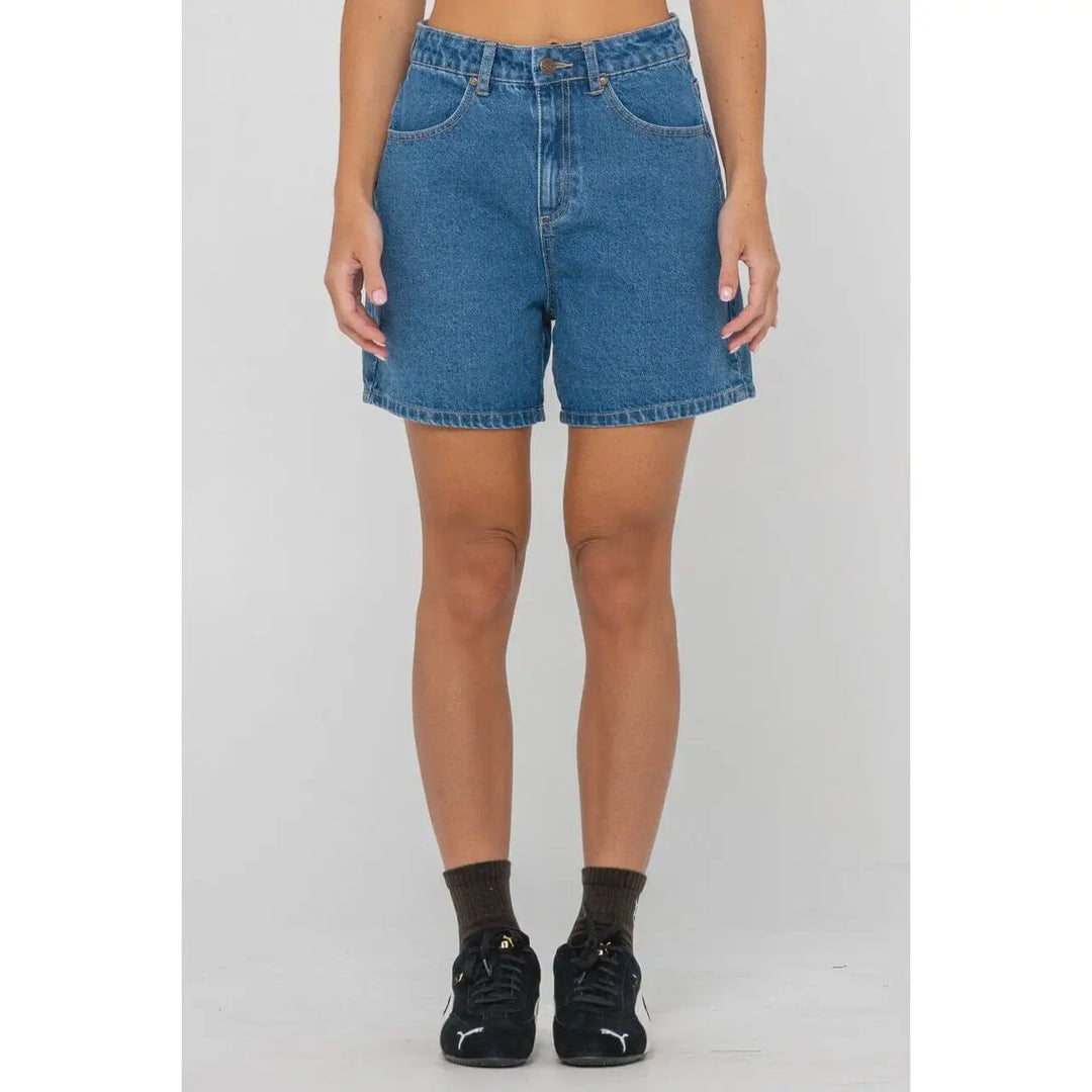 Rusty Cyprus High Denim Shorts 