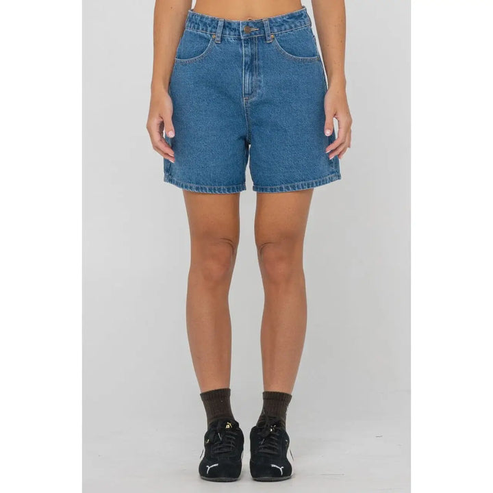 Rusty Cyprus High Denim Shorts 