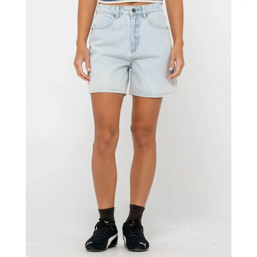 Rusty Cyprus High Denim Shorts 