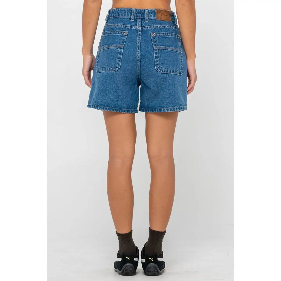Rusty Cyprus High Denim Shorts 