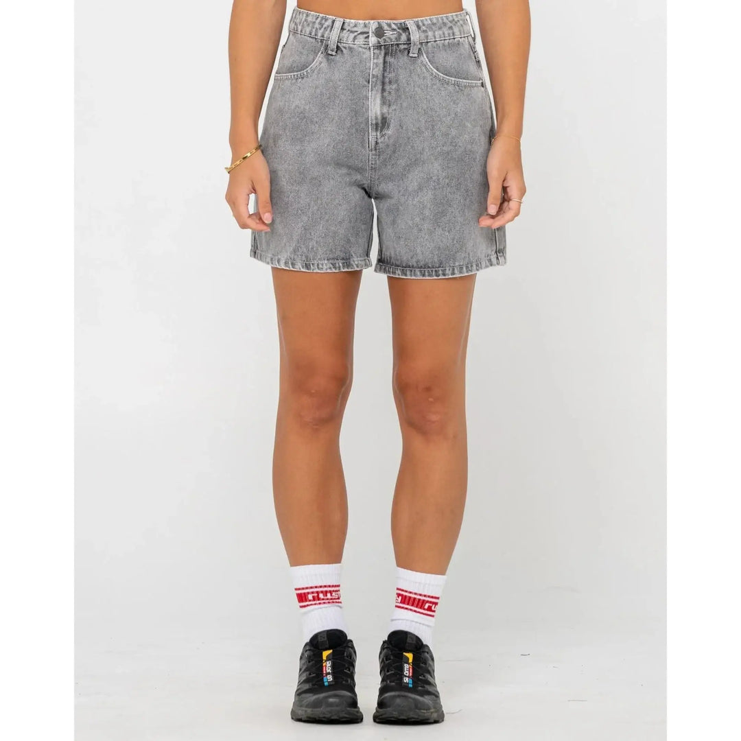 Rusty Cyprus High Denim Shorts 
