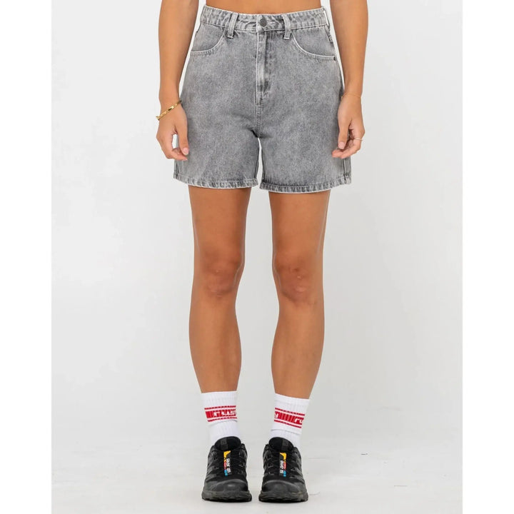 Rusty Cyprus High Denim Shorts 