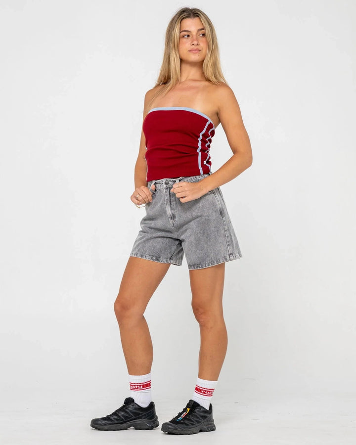 Rusty Cyprus High Denim Shorts London Summer 6 