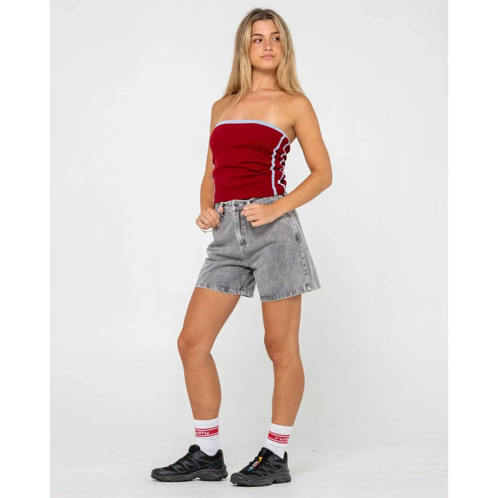 Rusty Cyprus High Denim Shorts London Summer 6 