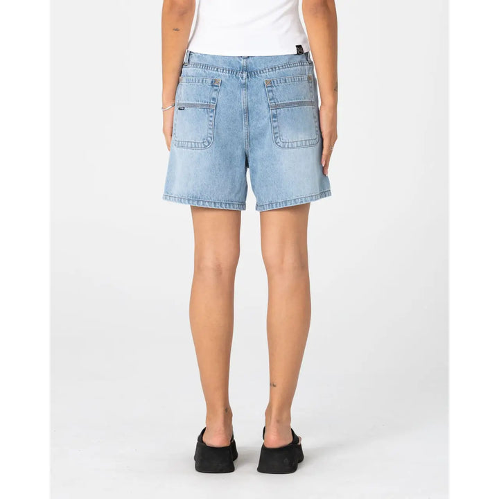 Rusty Cyprus High Waisted Denim Shorts 2.0
